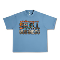 Pebble Blue minding my own small business Urban Heavy Tee - RacoonDesign