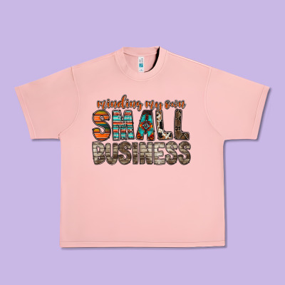 Minding My Own Small Business Urban Heavy Tee Designed By Racoondesign