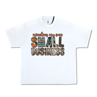 White minding my own small business Urban Heavy Tee - RacoonDesign