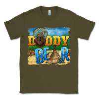 Army Green daddy bear native Classic Tee - BarkalooDesign