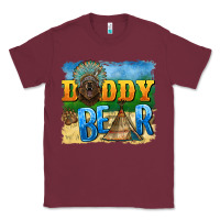 Burgundy daddy bear native Classic Tee - BarkalooDesign