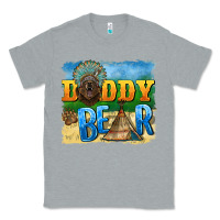Heather Grey daddy bear native Classic Tee - BarkalooDesign