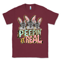 Burgundy peepin' it real easter day Classic Tee - FaDigitalArtStudio