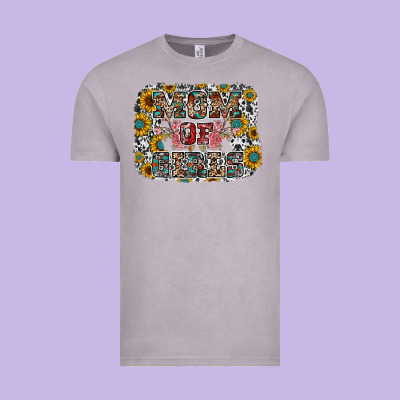 Mom Of Girls Vintage Tee Designed By Racoondesign