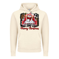 Vintage Artic merry christmas truck snowman Vintage Hoodie - BarkalooDesign