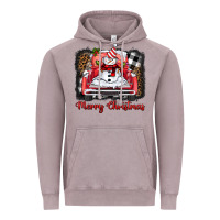 Vintage Zinc merry christmas truck snowman Vintage Hoodie - BarkalooDesign