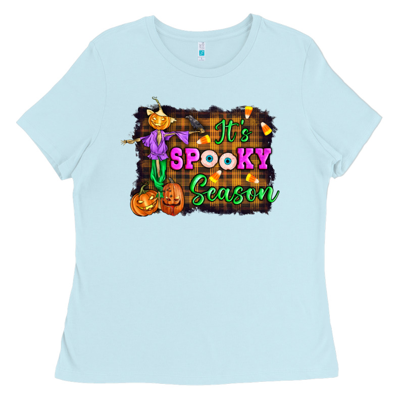 It's Spooky Season Halloween Ladies Tee by Artiststas | Teevron