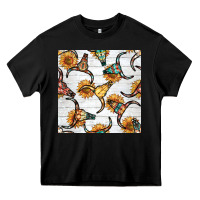 Black native american aztec seamless pattern 7 Heavy Core Tee - BundleAndBundleShop