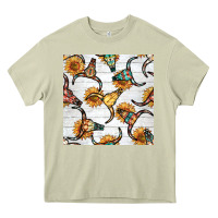Mossy native american aztec seamless pattern 7 Heavy Core Tee - BundleAndBundleShop