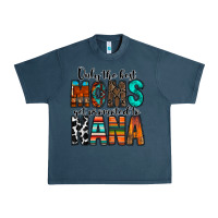 Midnight Navy only the best moms get promoted to nana Urban Heavy Tee - RacoonDesign