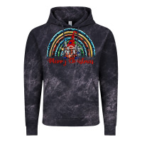 Cloud Black merry christmas gnomes   rainbow Vintage Hoodie - BarkalooDesign
