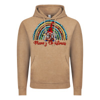 Vintage Coffee merry christmas gnomes   rainbow Vintage Hoodie - BarkalooDesign