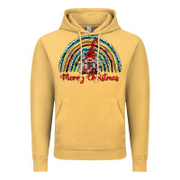 Vintage Mustard merry christmas gnomes   rainbow Vintage Hoodie - BarkalooDesign
