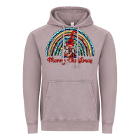 Vintage Zinc merry christmas gnomes   rainbow Vintage Hoodie - BarkalooDesign