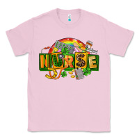 Bubblegum Pink nurse st patricks Classic Tee - FaDigitalArtStudio