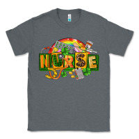 Charcoal Heather nurse st patricks Classic Tee - FaDigitalArtStudio