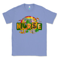 Colony Blue nurse st patricks Classic Tee - FaDigitalArtStudio