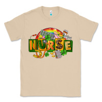 Mushroom nurse st patricks Classic Tee - FaDigitalArtStudio