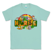 Seafoam nurse st patricks Classic Tee - FaDigitalArtStudio