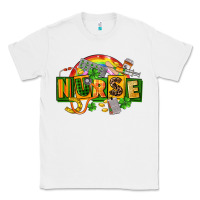 White nurse st patricks Classic Tee - FaDigitalArtStudio