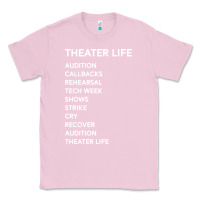 Bubblegum Pink theater life funny Classic Tee - DesigneFamous