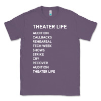 Lavender theater life funny Classic Tee - DesigneFamous