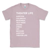 Lilac theater life funny Classic Tee - DesigneFamous