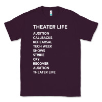 Plum theater life funny Classic Tee - DesigneFamous