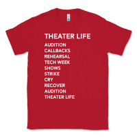 Red theater life funny Classic Tee - DesigneFamous