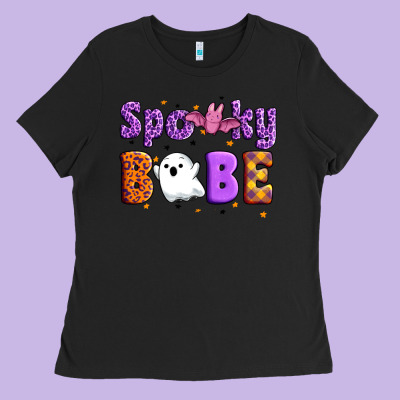 Spooky Babe Ladies Tee Designed By Artiststas