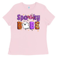 Bubblegum Pink spooky babe Ladies Tee - Artiststas