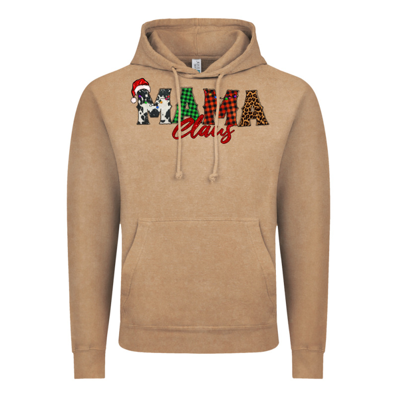 Mama Claus Vintage Hoodie by BarkalooDesign | Teevron
