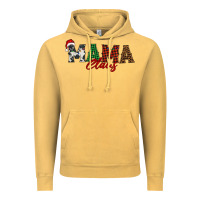 Vintage Mustard mama claus Vintage Hoodie - BarkalooDesign