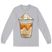 Moon Dust iced caramel frappuccino coffee Long Sleeve Tee - BarkalooDesign