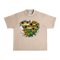 French Oak South Carolina State Map Urban Heavy Tee - RanaPortraitStore