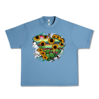 Pebble Blue South Carolina State Map Urban Heavy Tee - RanaPortraitStore