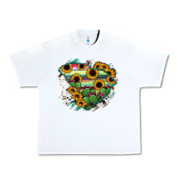 White South Carolina State Map Urban Heavy Tee - RanaPortraitStore