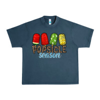 Midnight Navy popsicle season Urban Heavy Tee - RacoonDesign