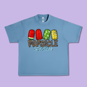 Popsicle Season Urban Heavy Tee Designed By Racoondesign
