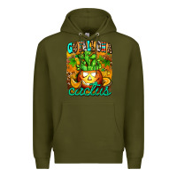 Army Green go fall on a cactus Premium Hoodie - AdoDesignShop