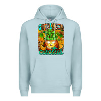 Blue Mist go fall on a cactus Premium Hoodie - AdoDesignShop