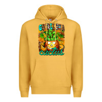 Mustard go fall on a cactus Premium Hoodie - AdoDesignShop