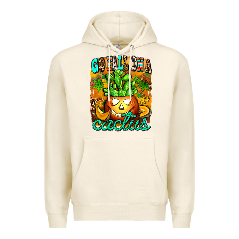 Go Fall On A Cactus Premium Hoodie by AdoDesignShop | Teevron