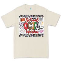 Bone School Social Worker Premium Tee - CowhideDigitalArt