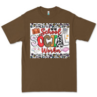 Cacao School Social Worker Premium Tee - CowhideDigitalArt