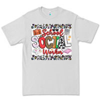 Dove Grey School Social Worker Premium Tee - CowhideDigitalArt