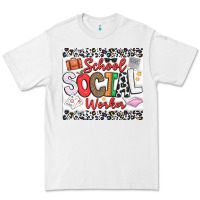White School Social Worker Premium Tee - CowhideDigitalArt