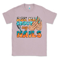Lilac ask me about my nails bbs Classic Tee - BundleAndBundleShop