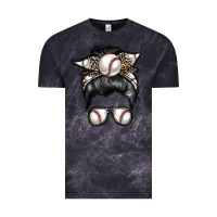 Cloud Black baseball mom Vintage Tee - RacoonDesign