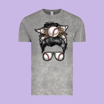 Baseball Mom Vintage Tee Designed By Racoondesign